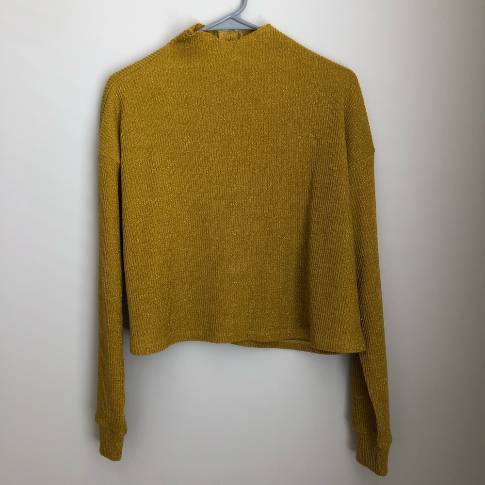 Tularosa Blaine Button-Back Turtleneck Sweater
